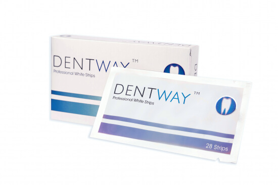 Dentway Professional White Strips med emballasje